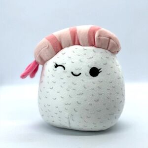 Squishmallows Pink and White Sushi Plush